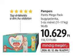 DM Pampers ajánlat