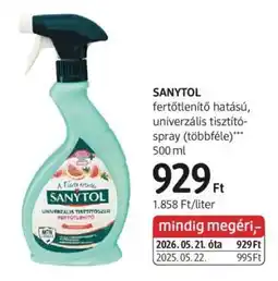 DM SANYTOL ajánlat