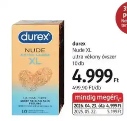 DM durex Nude XL ajánlat