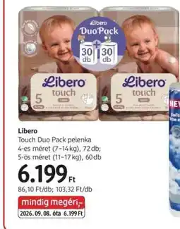 DM Libero Touch Duo Pack pelenka ajánlat