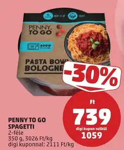 PENNY Penny to go spagetti ajánlat