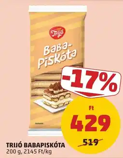 PENNY Trió babapiskóta ajánlat