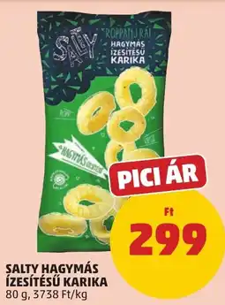 PENNY Salty hagymás ízesítésű karika ajánlat