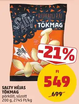 PENNY Salty Héjas tökmag ajánlat