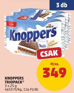 PENNY Knoppers triopack ajánlat