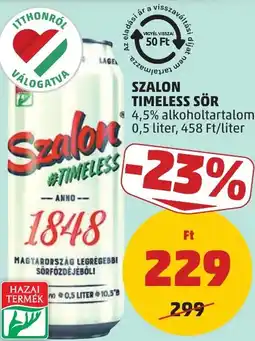 PENNY Szalon timeless sör ajánlat