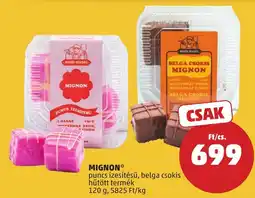 PENNY Mignon* puncs ízesítésű, belga csokis hűtött termék ajánlat