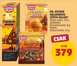 PENNY Dr. Oetker halloween sütési kellék ajánlat