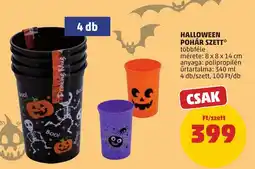 PENNY Halloween pohár szett ajánlat