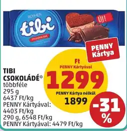 PENNY Tibi csokoládé ajánlat