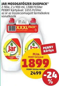 PENNY Jar mosogatószer duopack ajánlat