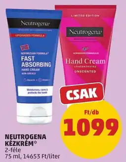 PENNY Neutrogena kézkrém* ajánlat