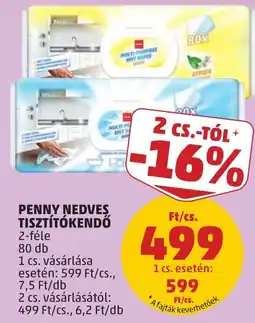 PENNY Penny nedves tisztítókendő ajánlat