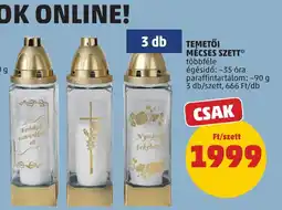 PENNY temetői mécses szett ajánlat