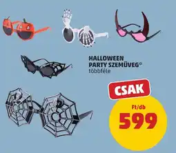 PENNY Halloween party szemüveg ajánlat