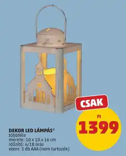 PENNY Dekor led lámpás ajánlat