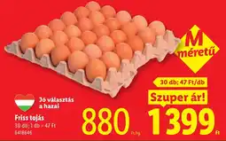 Lidl Friss tojás ajánlat