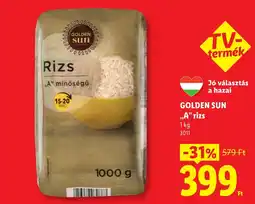 Lidl Golden sun rizs ajánlat
