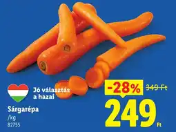 Lidl Sárgarépa ajánlat