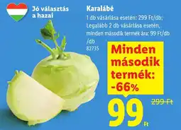 Lidl Karalábé ajánlat