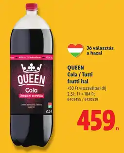 Lidl Queen cola ajánlat