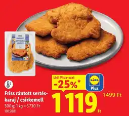 Lidl Lidl friss rántott sertés-karaj / csirkemell ajánlat