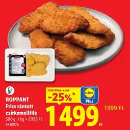 Lidl Lidl roppant friss rántott csirkemellfilé ajánlat