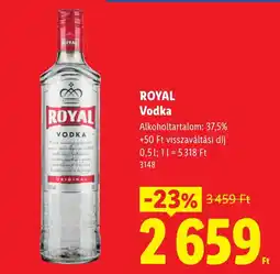 Lidl Royal vodka ajánlat