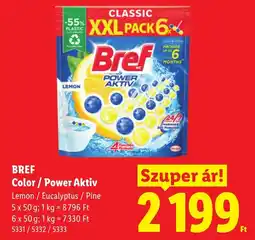 Lidl Bref color power aktiv ajánlat