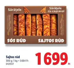 Lidl Sajtos rúd ajánlat