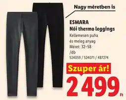 Lidl Esmara női thermo leggings ajánlat