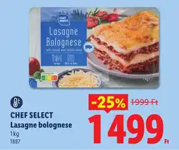 Lidl Chef Select Lasagne bolognese ajánlat