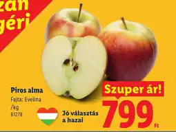 Lidl Piros alma ajánlat