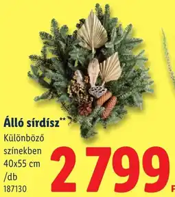 Lidl Álló sírdísz ajánlat
