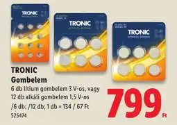 Lidl Tronic gombelem ajánlat
