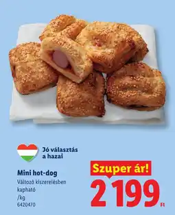 Lidl Mini hot-dog ajánlat