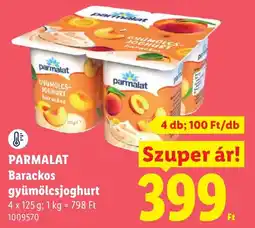 Lidl Parmalat gyümölcsjoghurt ajánlat