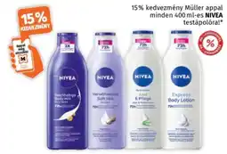 Müller Nivea testápoló ajánlat