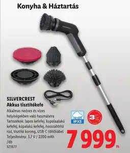 Lidl Silvercrest Akkus tisztítókefe ajánlat