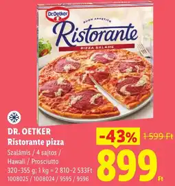 Lidl Dr. Oetker ristorante pizza ajánlat