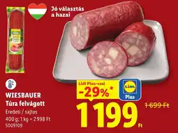 Lidl Wiesbauer Túra felvágott ajánlat