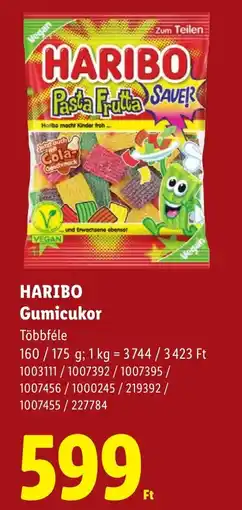 Lidl Haribo gumicukor ajánlat