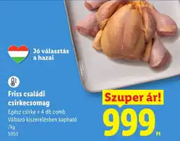 Lidl Friss családi csirkecsomag ajánlat