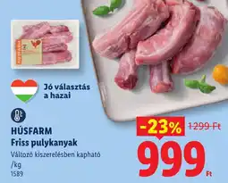 Lidl Húsfarm friss pulykanyak ajánlat