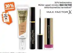 Müller Max Factor x dekorkozmetikai termék ajánlat