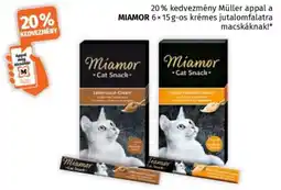 Müller Miamor cat snack ajánlat