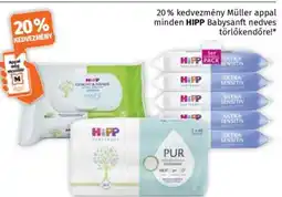Müller Hipp babysanft nedves törölkendő ajánlat