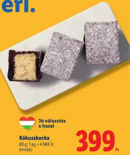 Lidl Kókuszkocka ajánlat