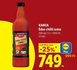 Lidl Kania edes chilli szosz ajánlat