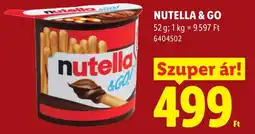 Lidl nutella & go ajánlat